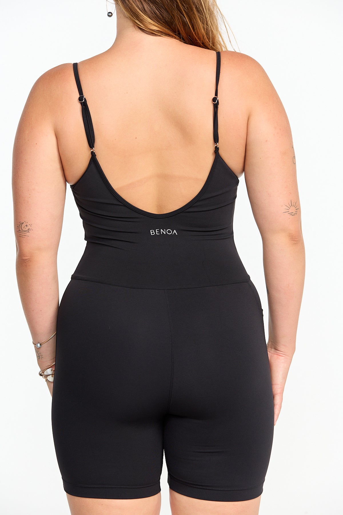 5" Active Romper - Black