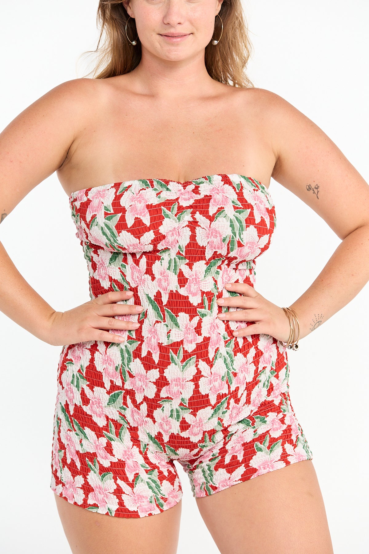 Serena Romper - Vintage Orchid