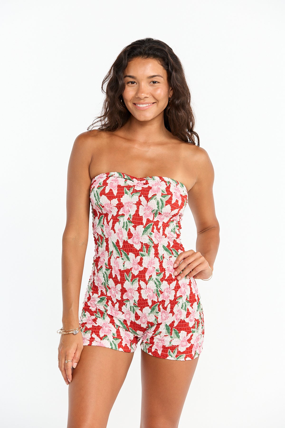 Serena Romper - Vintage Orchid