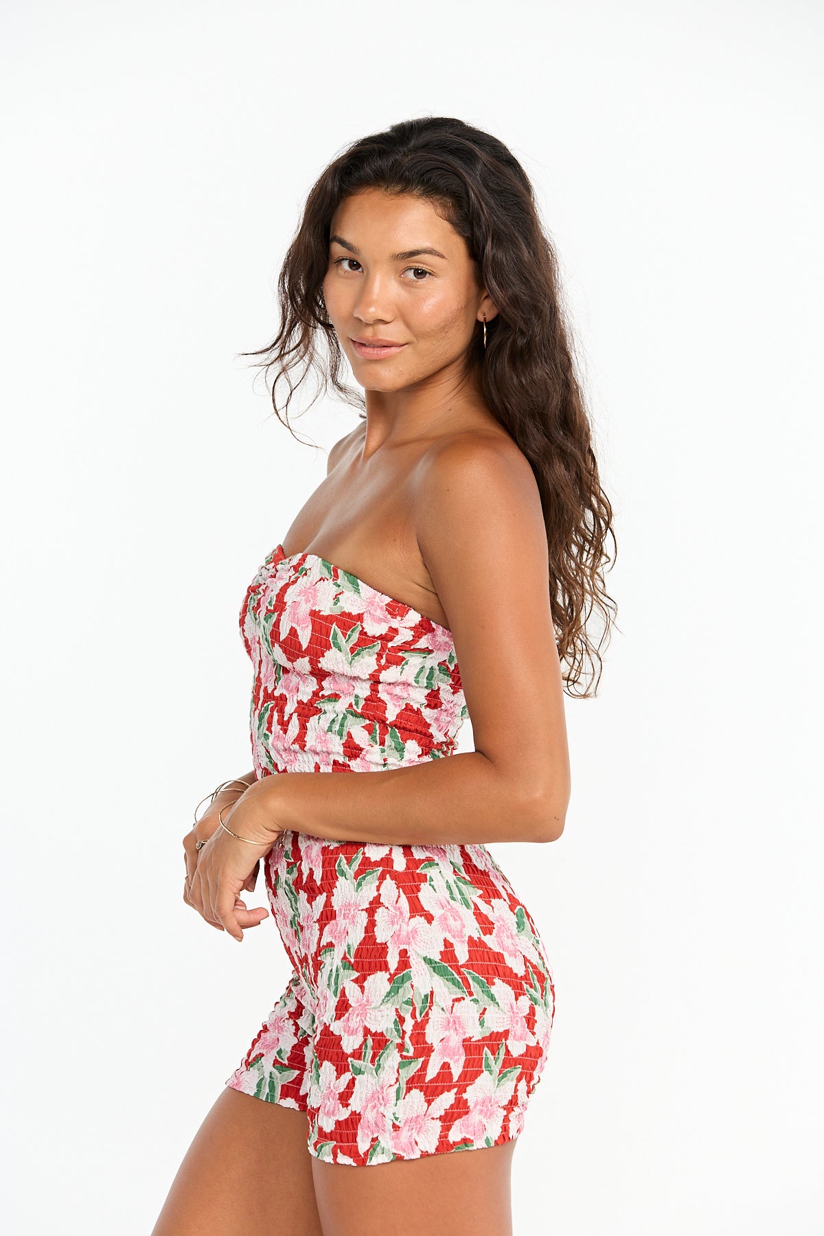 Serena Romper - Vintage Orchid