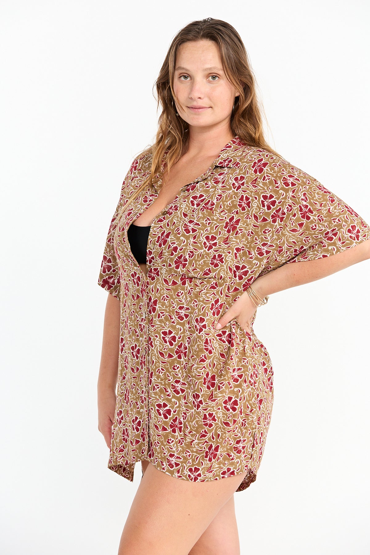 Aloha Shirt Dress - Eden