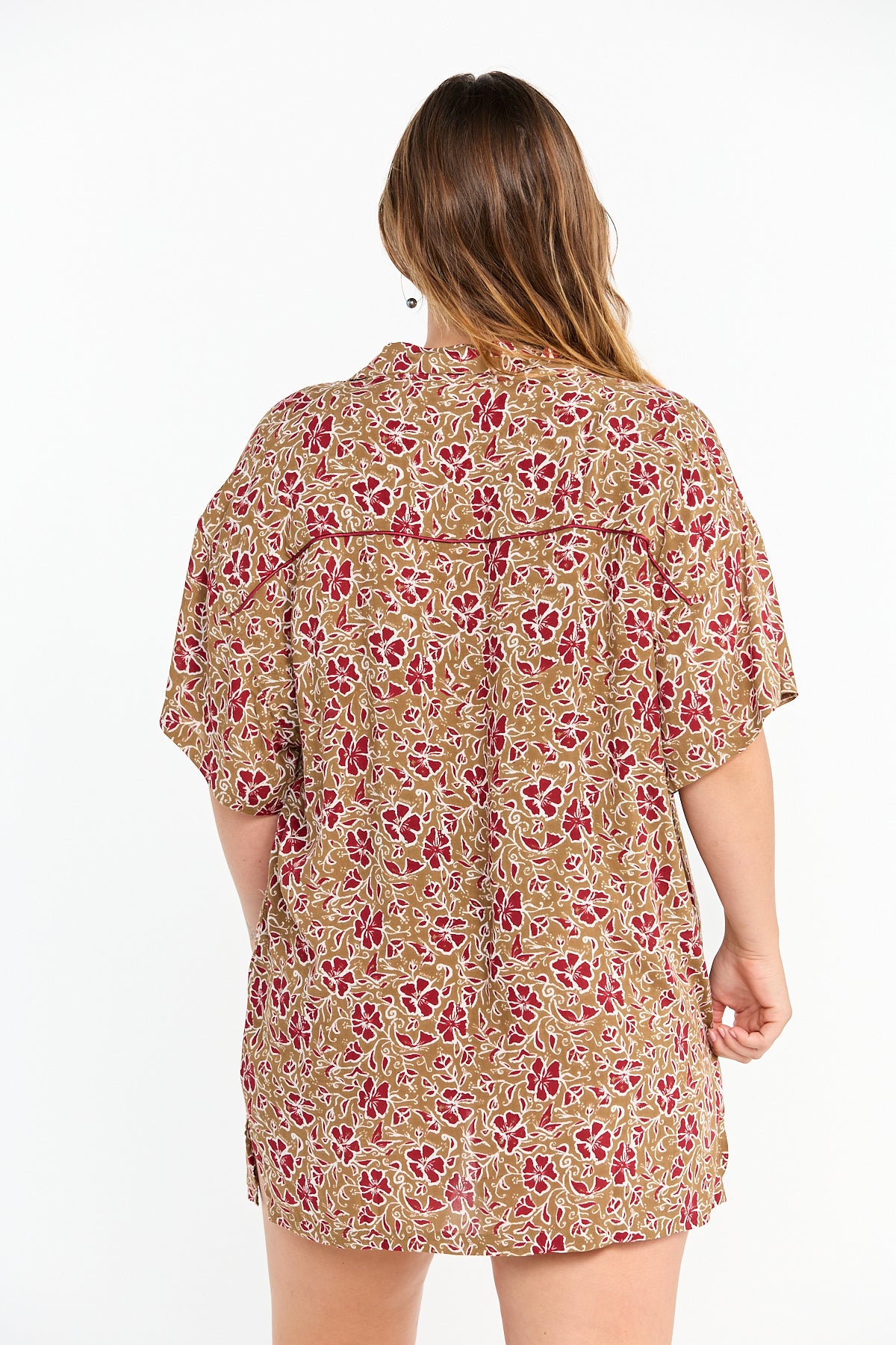 Aloha Shirt Dress - Eden