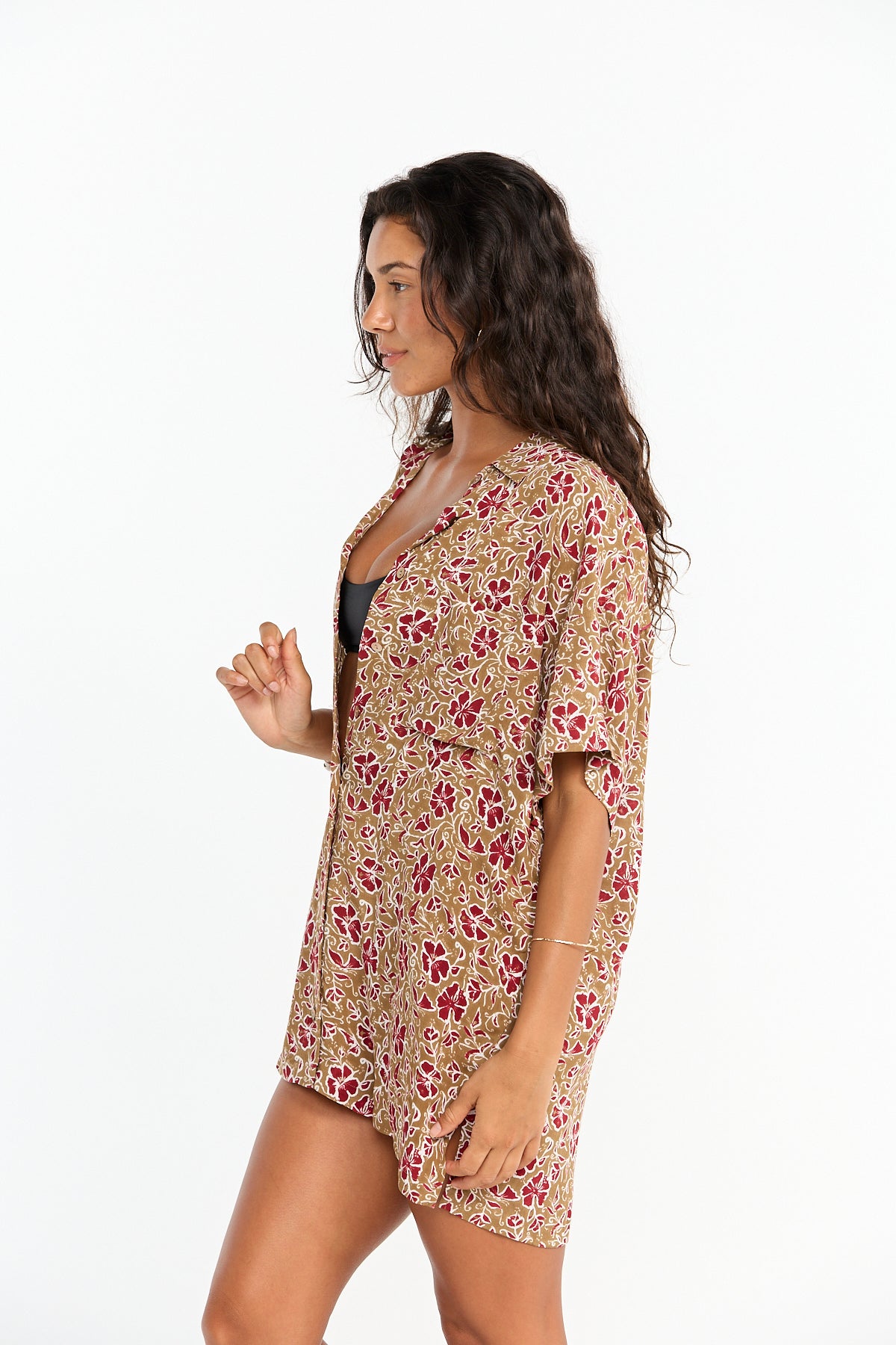 Aloha Shirt Dress - Eden