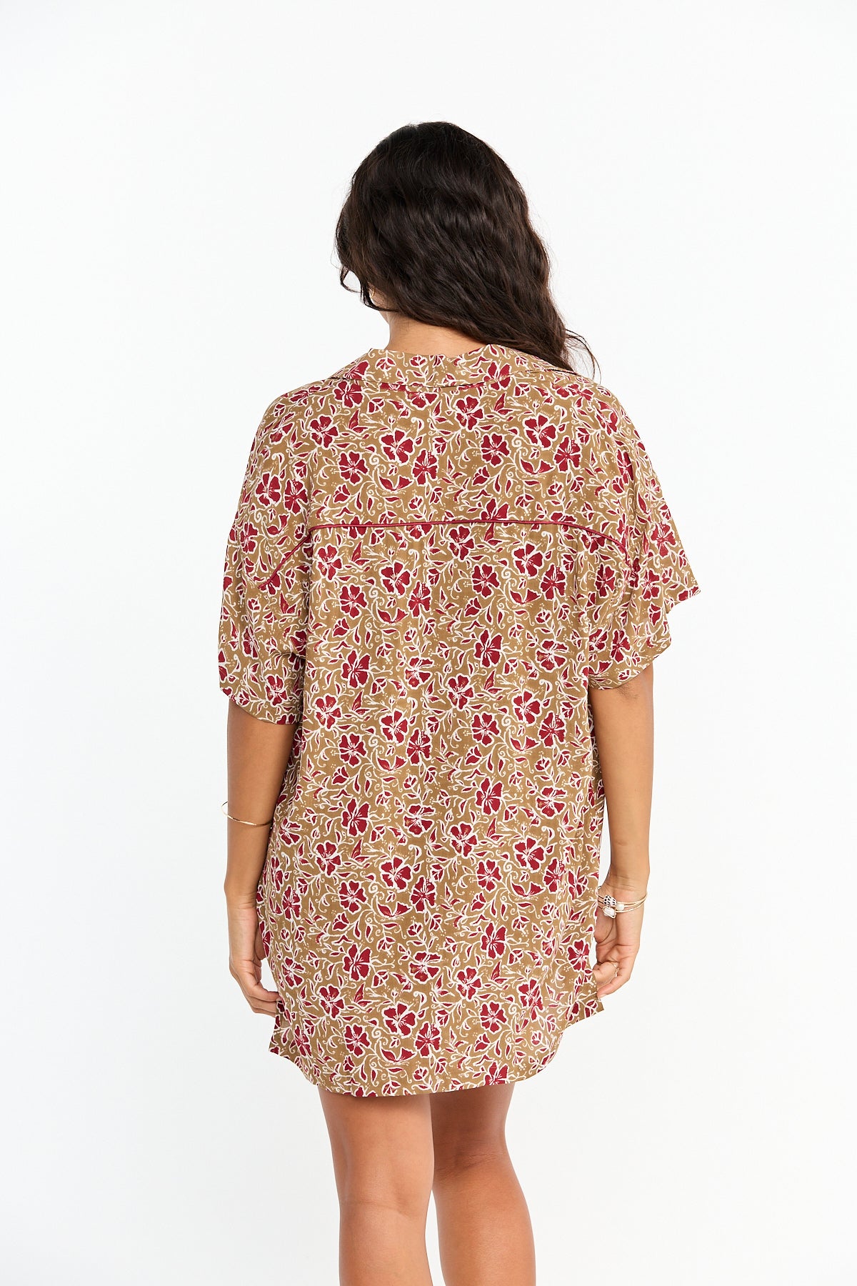 Aloha Shirt Dress - Eden