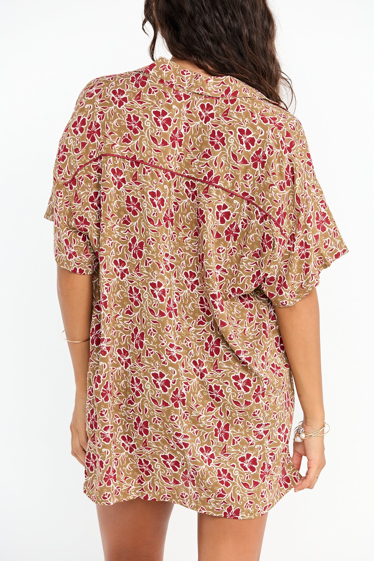 Aloha Shirt Dress - Eden