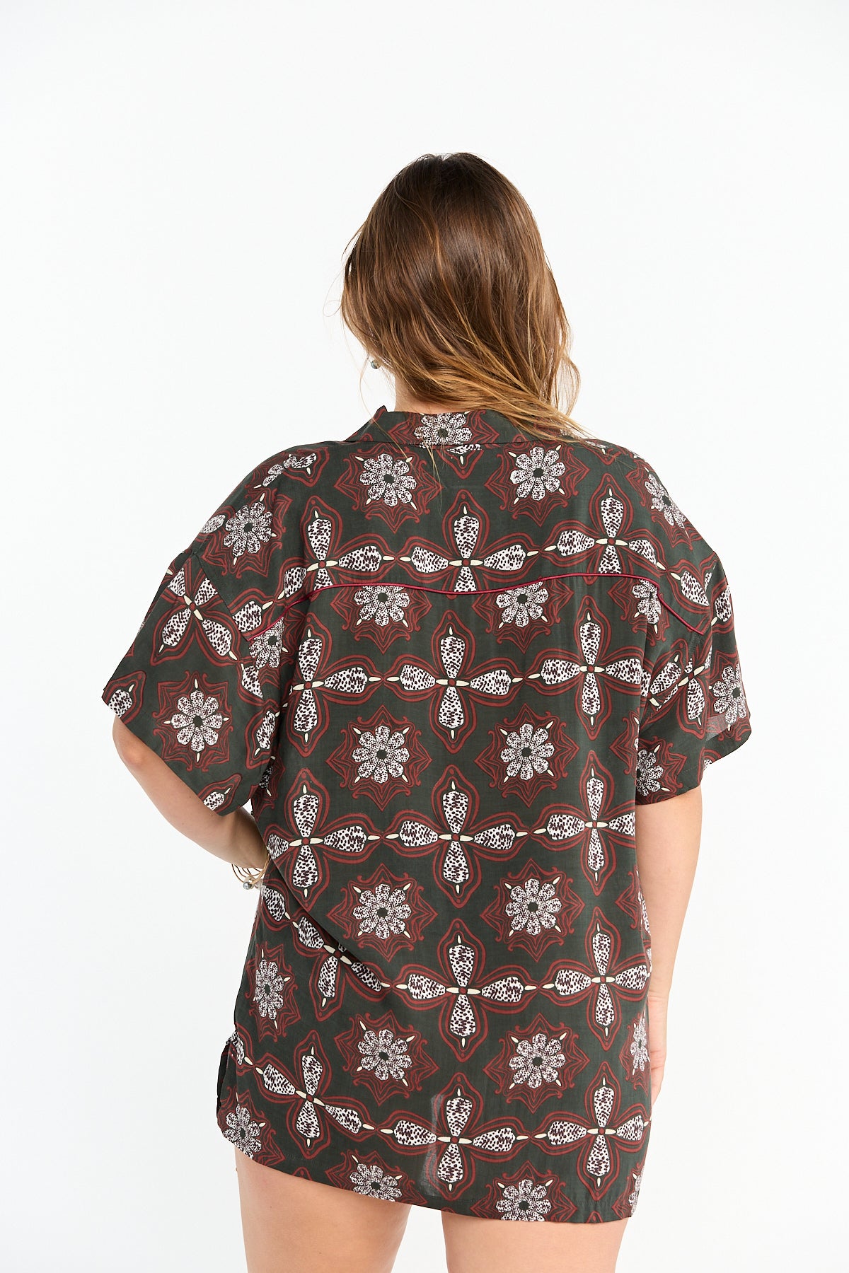 Aloha Shirt Dress - Kaleido