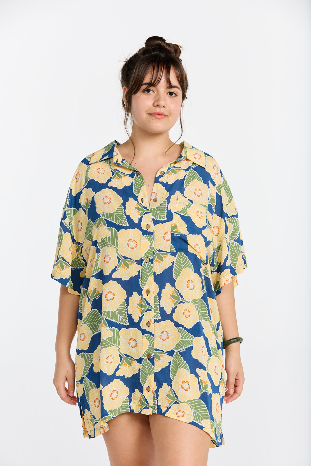 Aloha Shirt Dress - Ilima