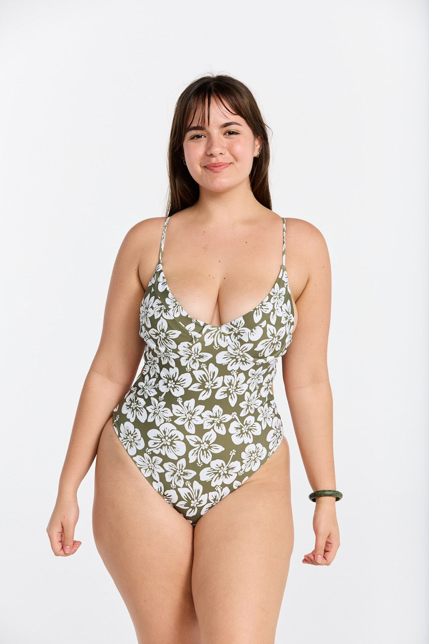 Paia One Piece - Green Batik