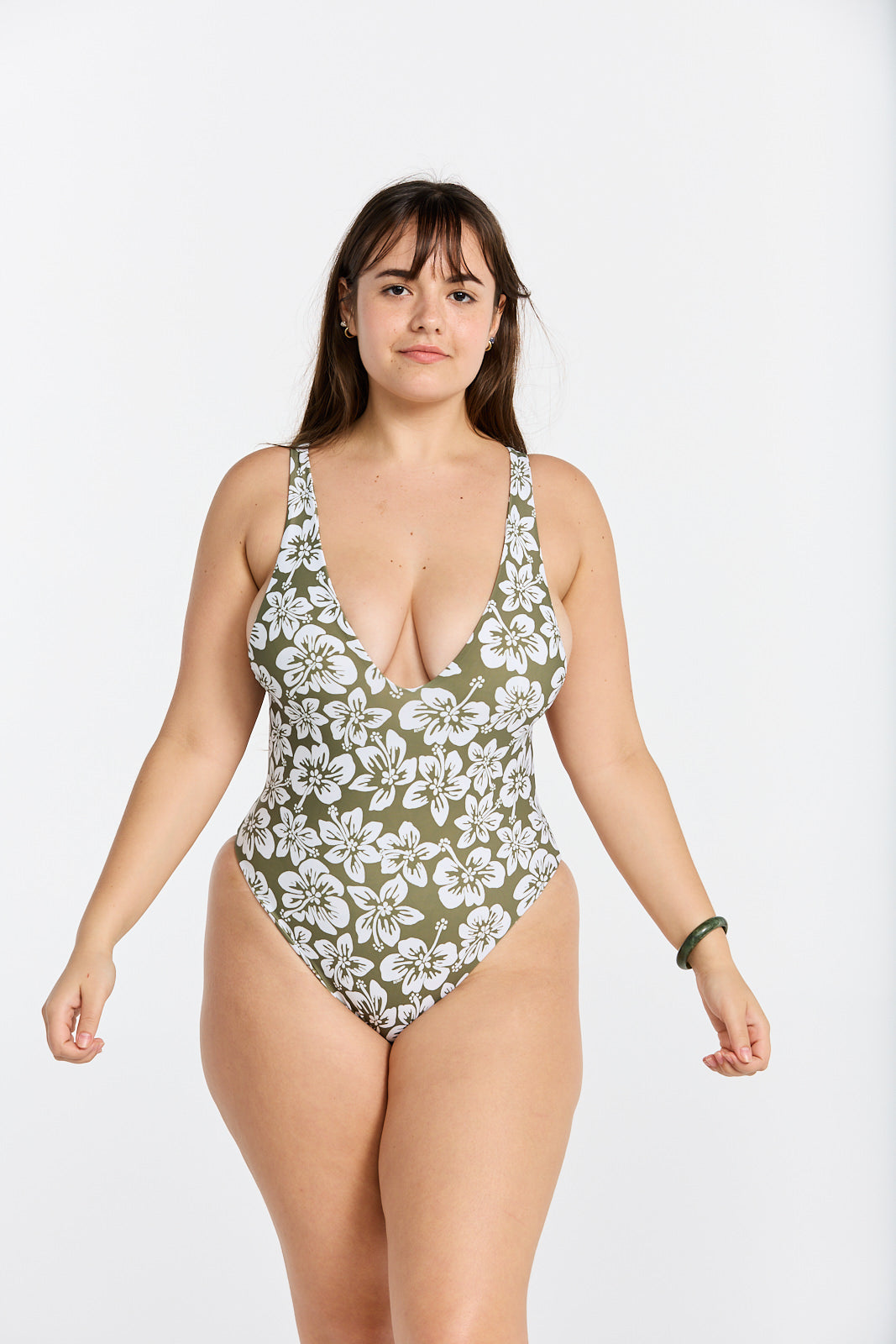 Sophia One Piece - Green Batik