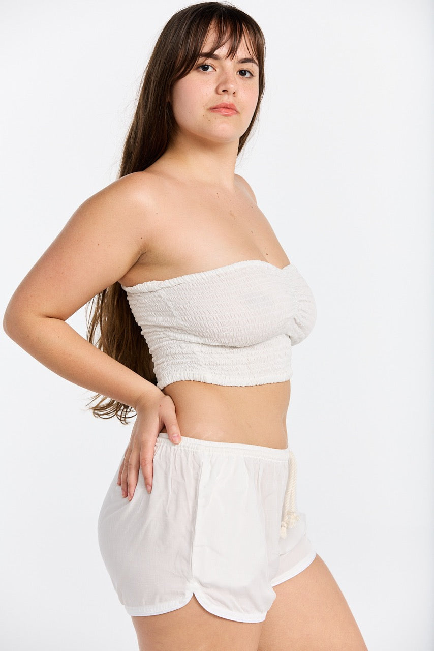 Namika Tube Top - White