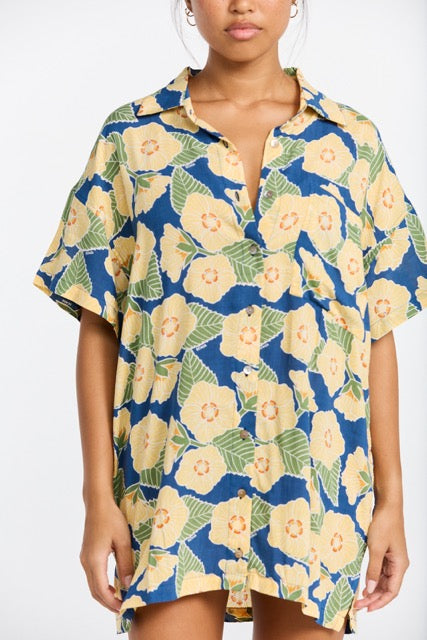 Aloha Shirt Dress - Ilima