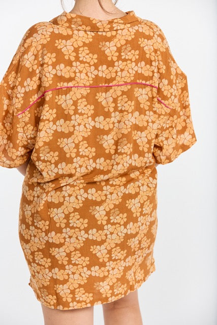 Aloha Shirt Dress - Lei