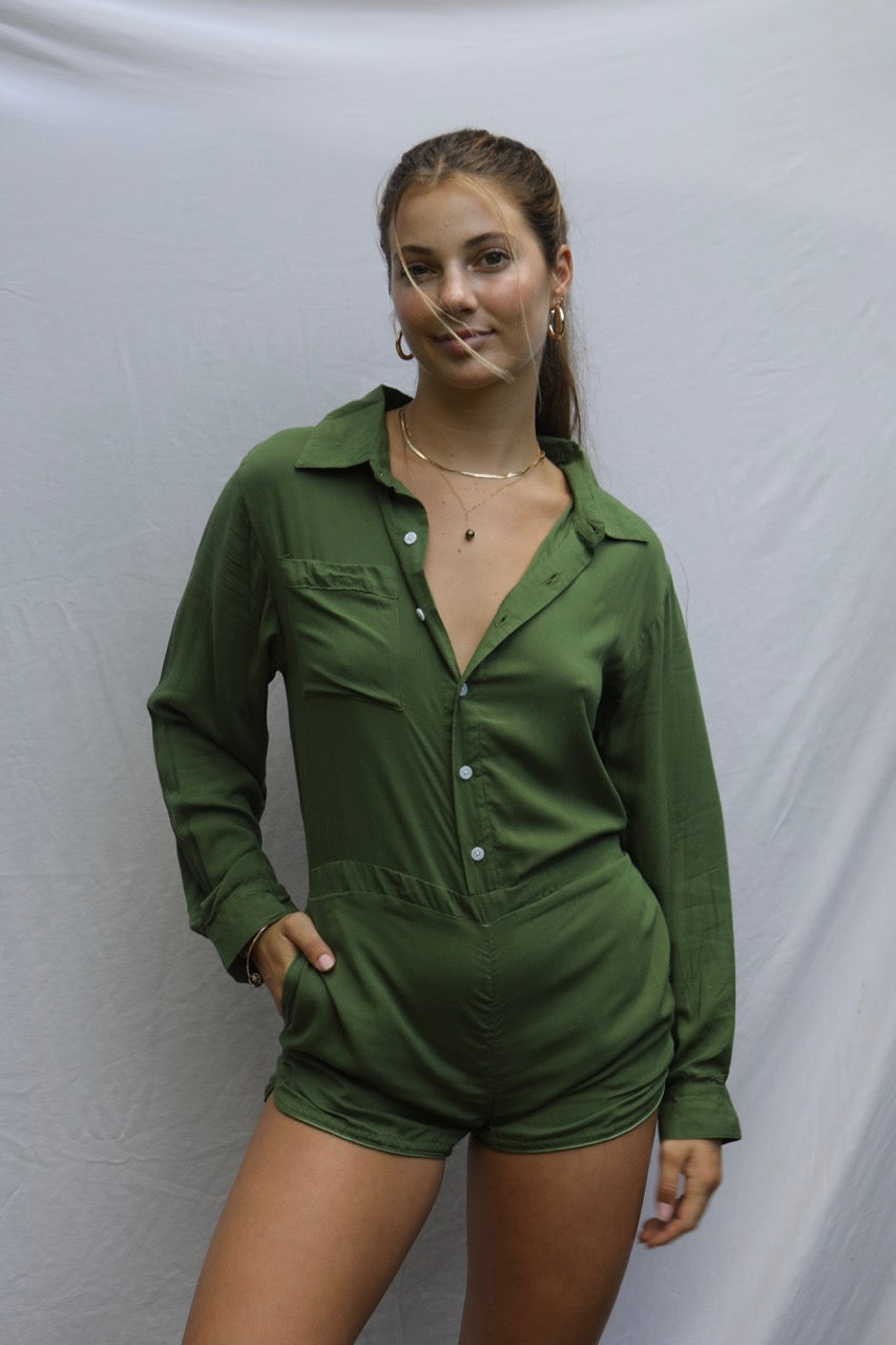 Bukit Romper - Dark Green