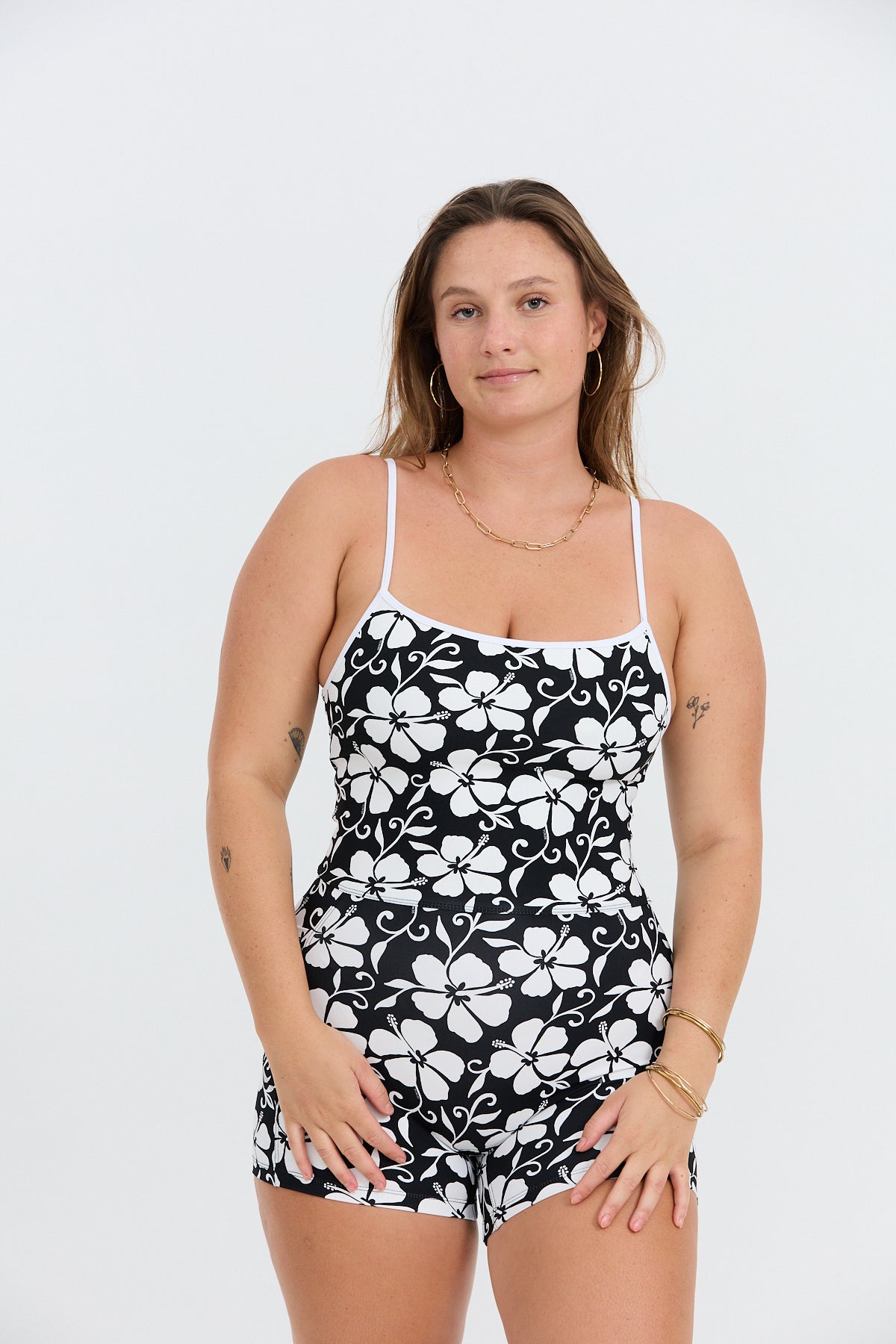 3" Active Romper - Pupukea Black