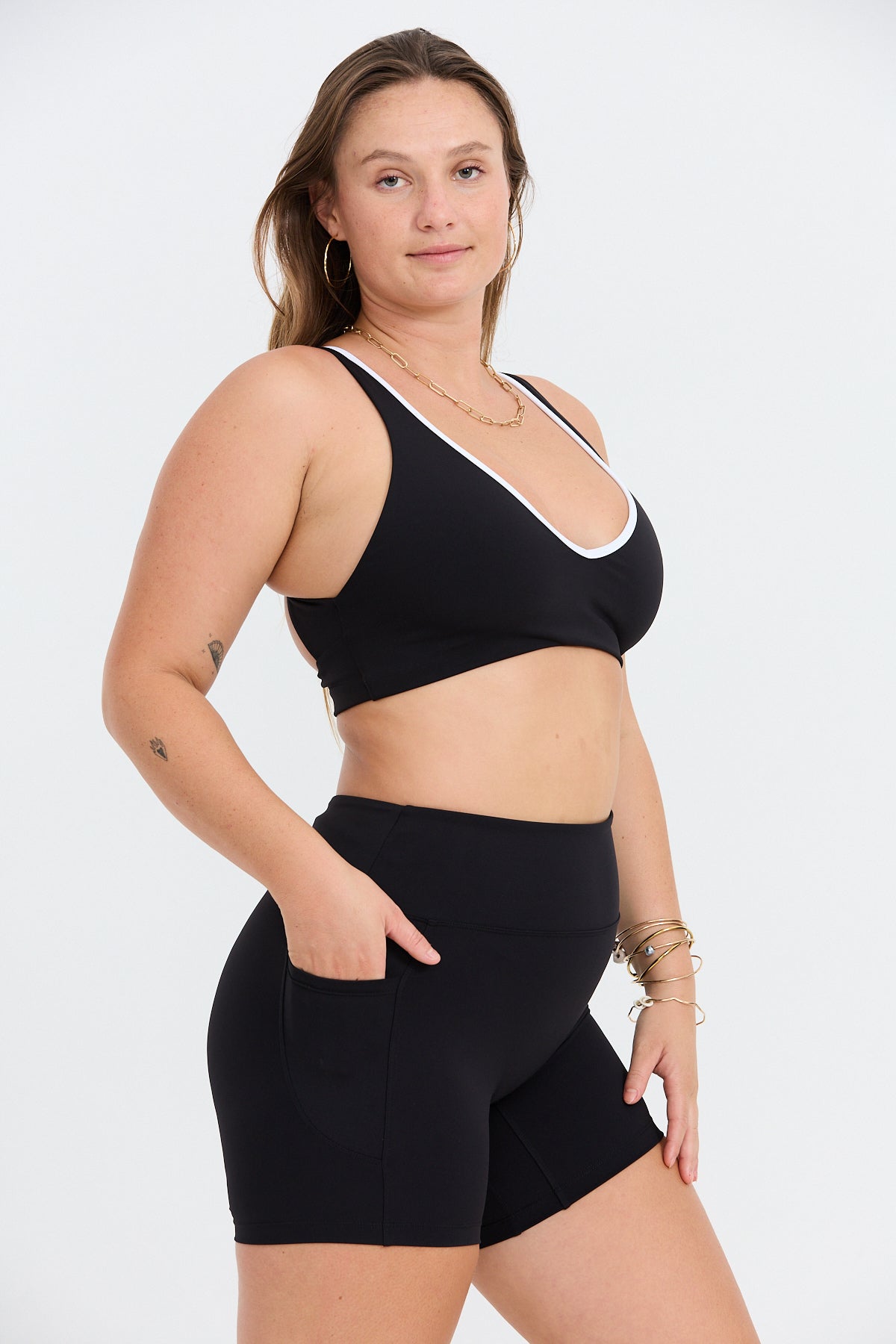 Sophia Sports Bra - Black