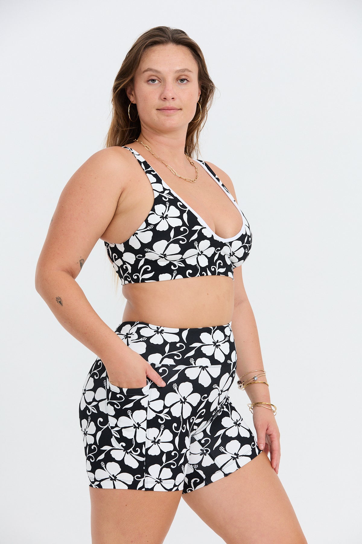 Sophia Sports Bra - Pupukea Black