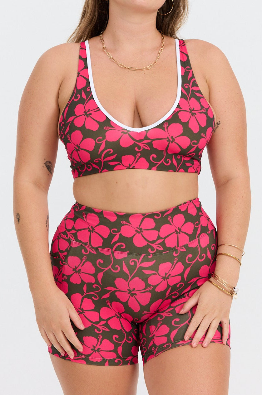 Sophia Sports Bra - Pupukea Pink