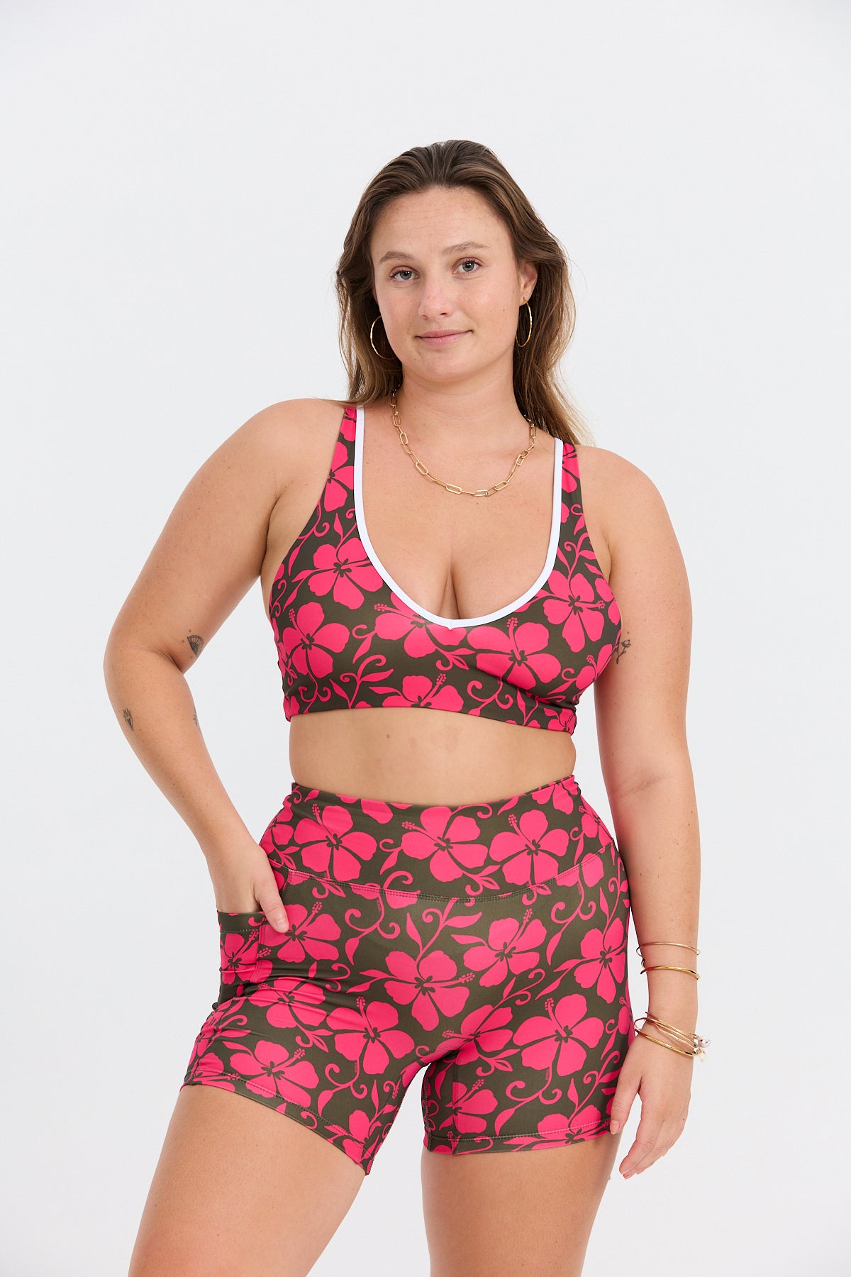 Sophia Sports Bra - Pupukea Pink