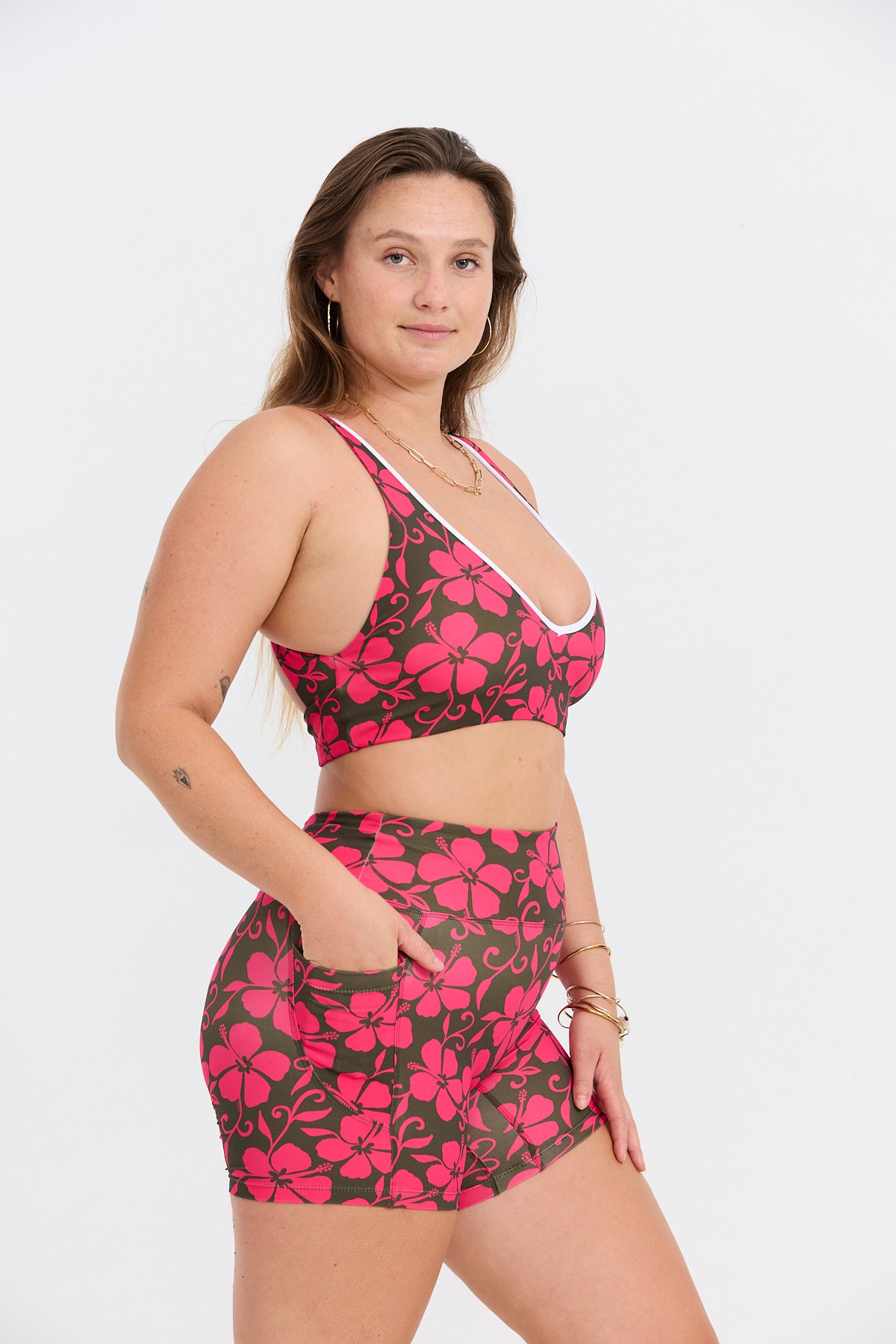 Sophia Sports Bra - Pupukea Pink