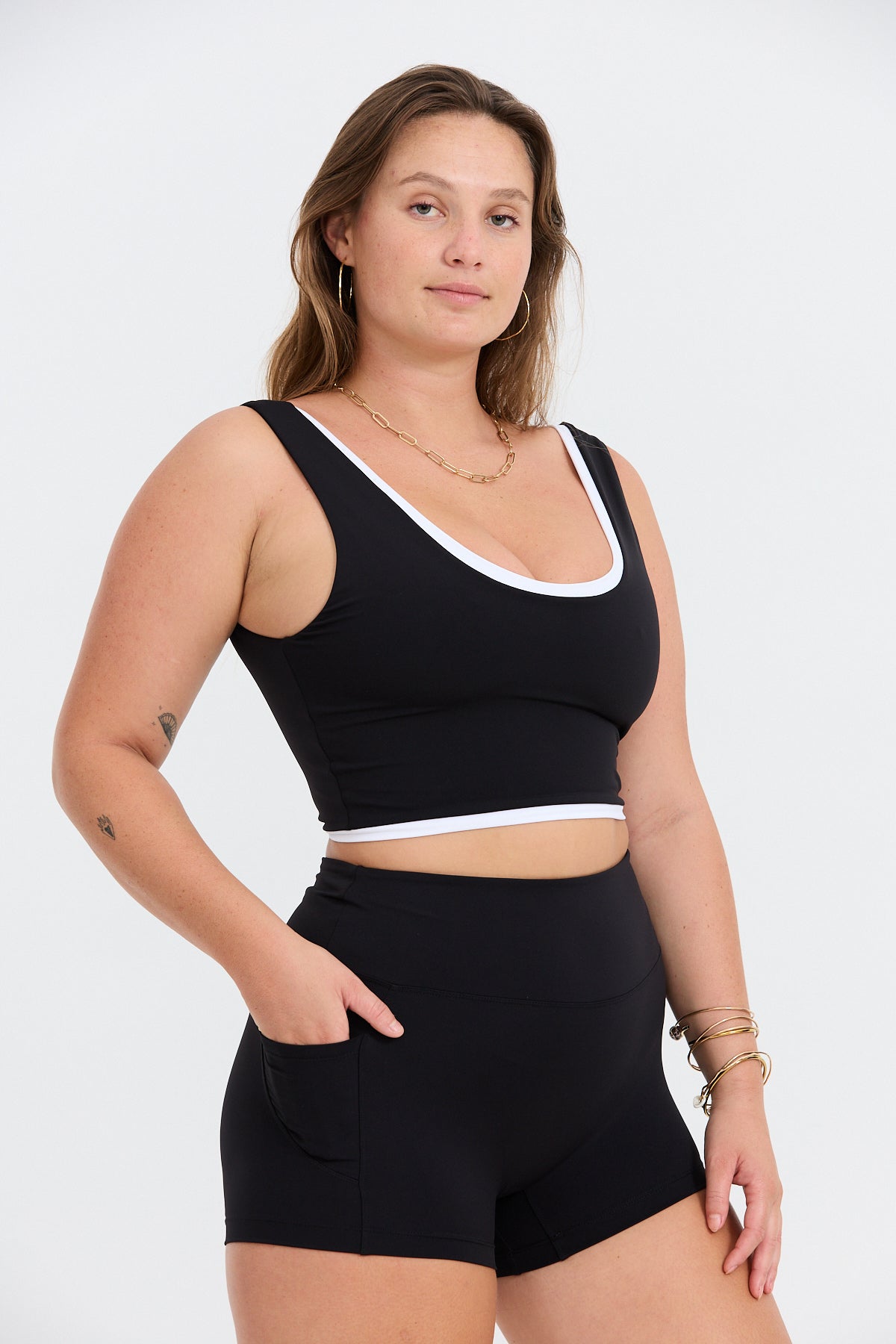 Layered Active Tank - Black