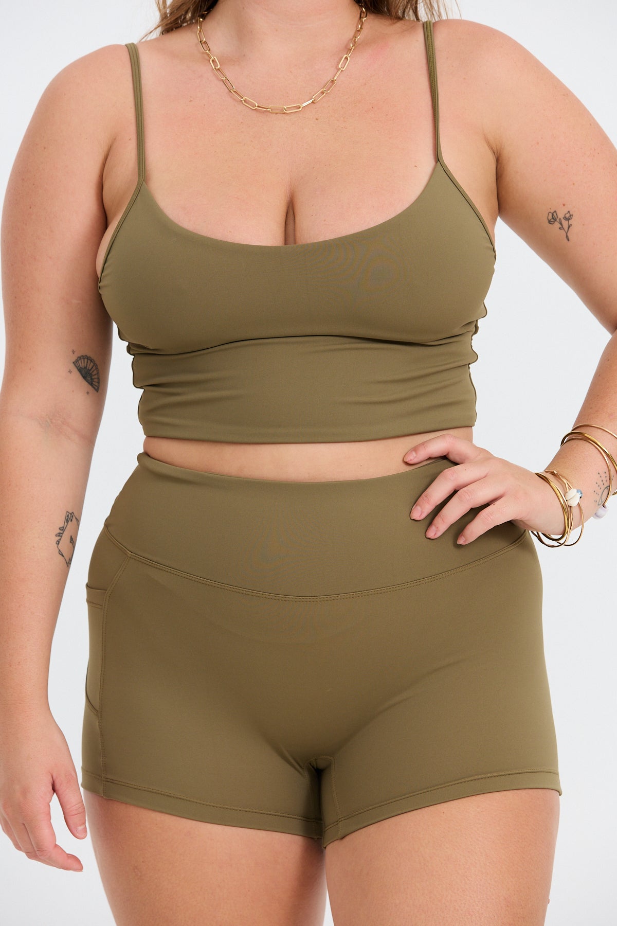 2.5" Booty Short - Khaki