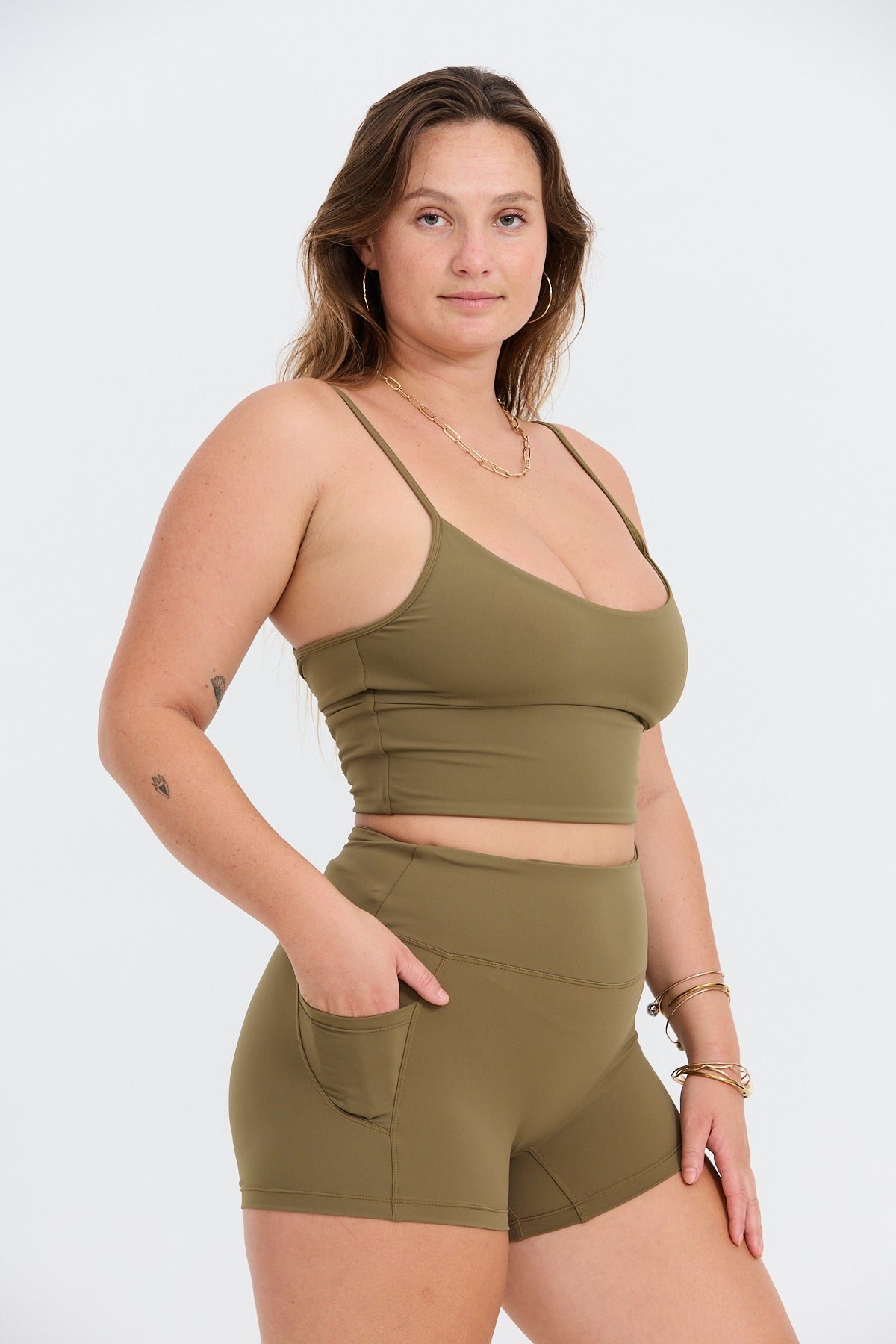 2.5" Booty Short - Khaki