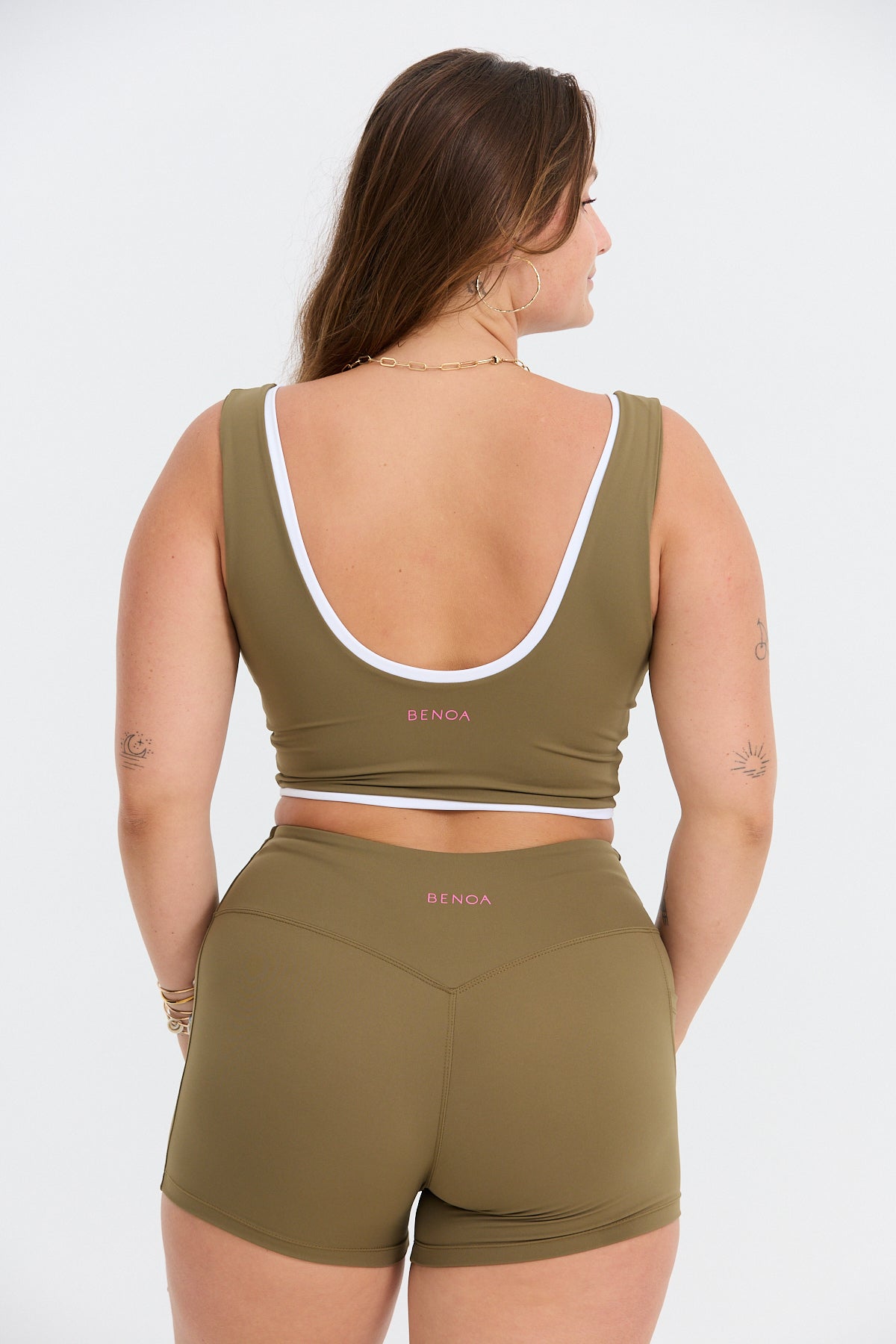 Layered Active Tank - Khaki