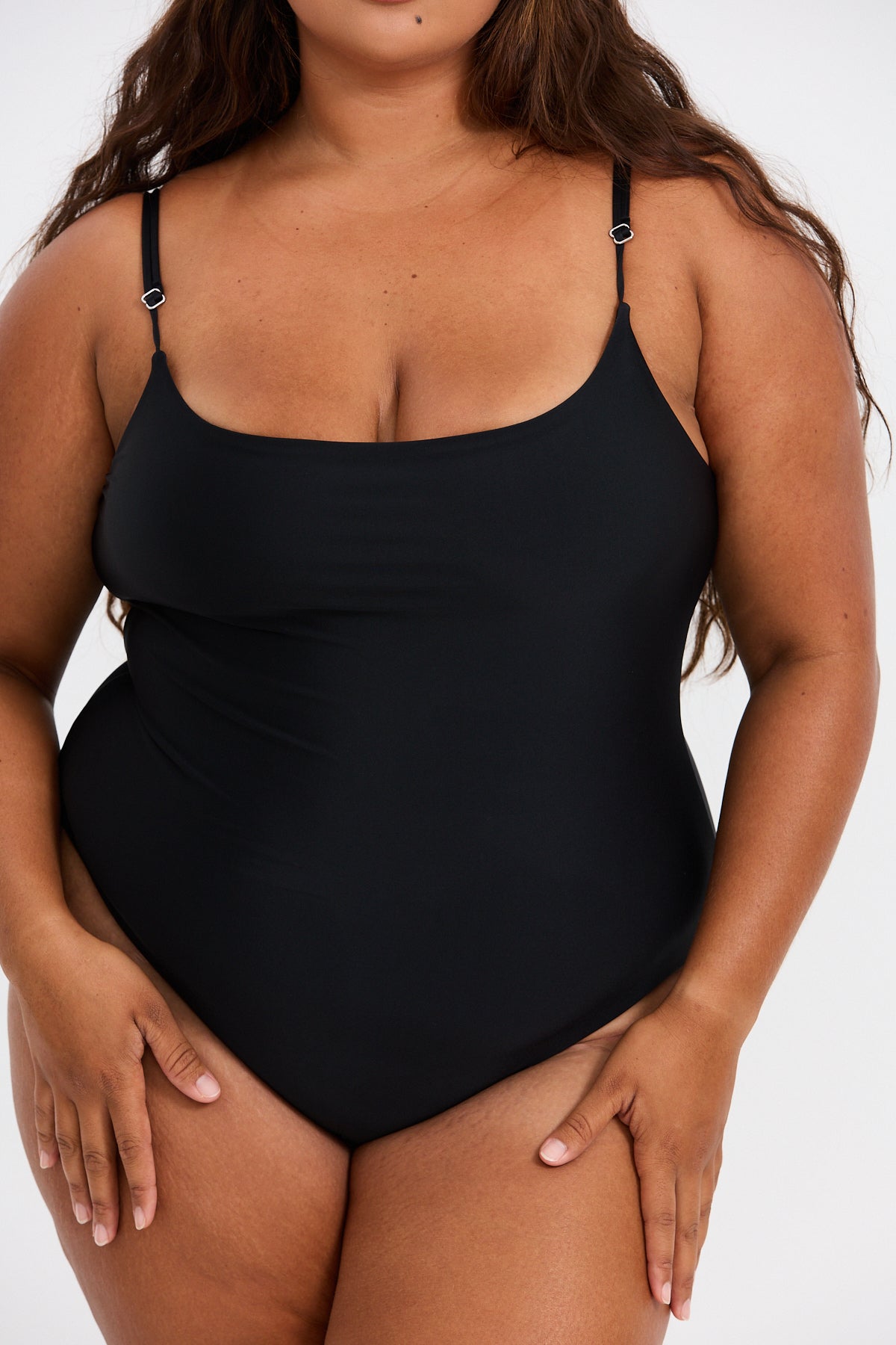 Makenna Curve One Piece - Black