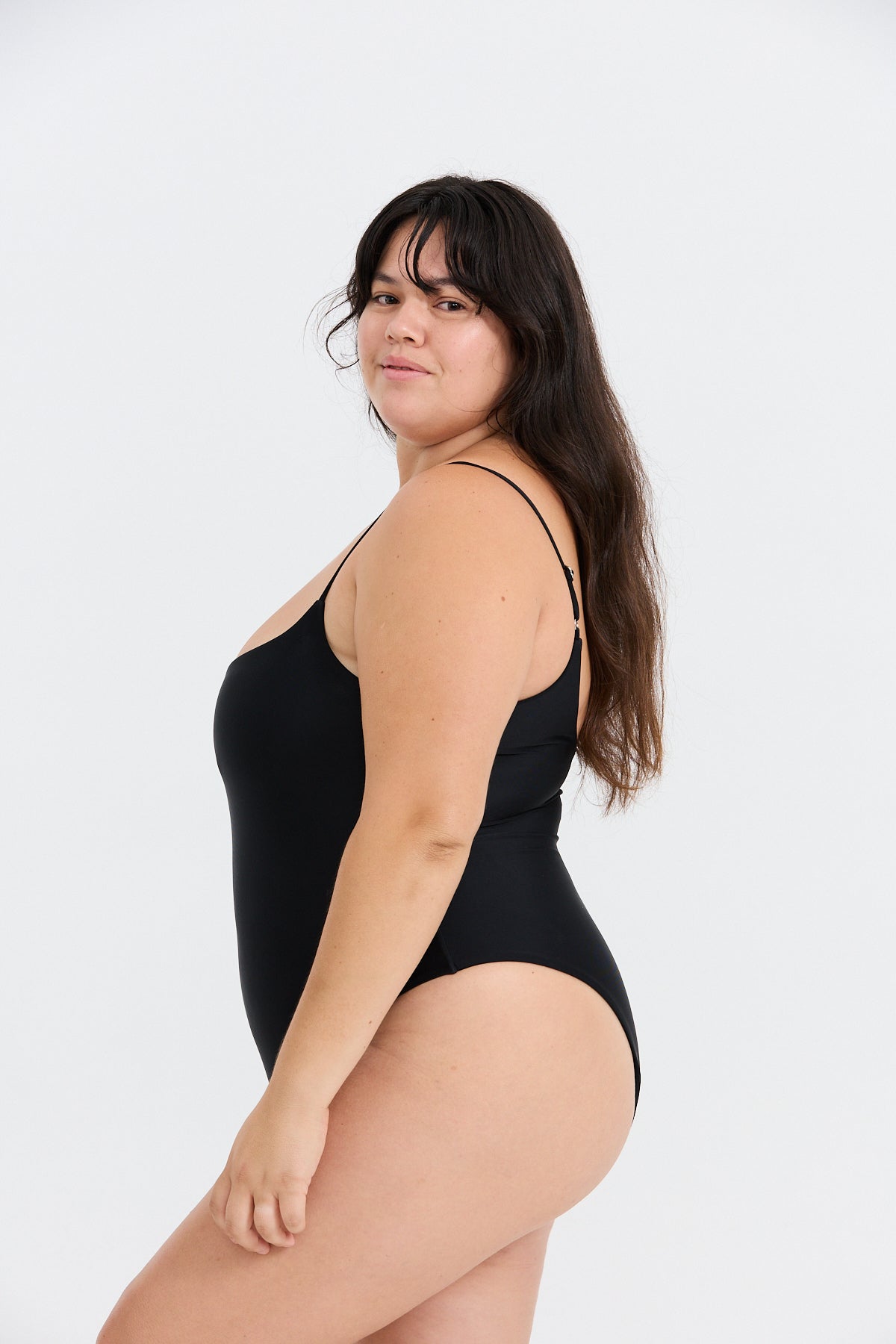 Makenna Curve One Piece - Black