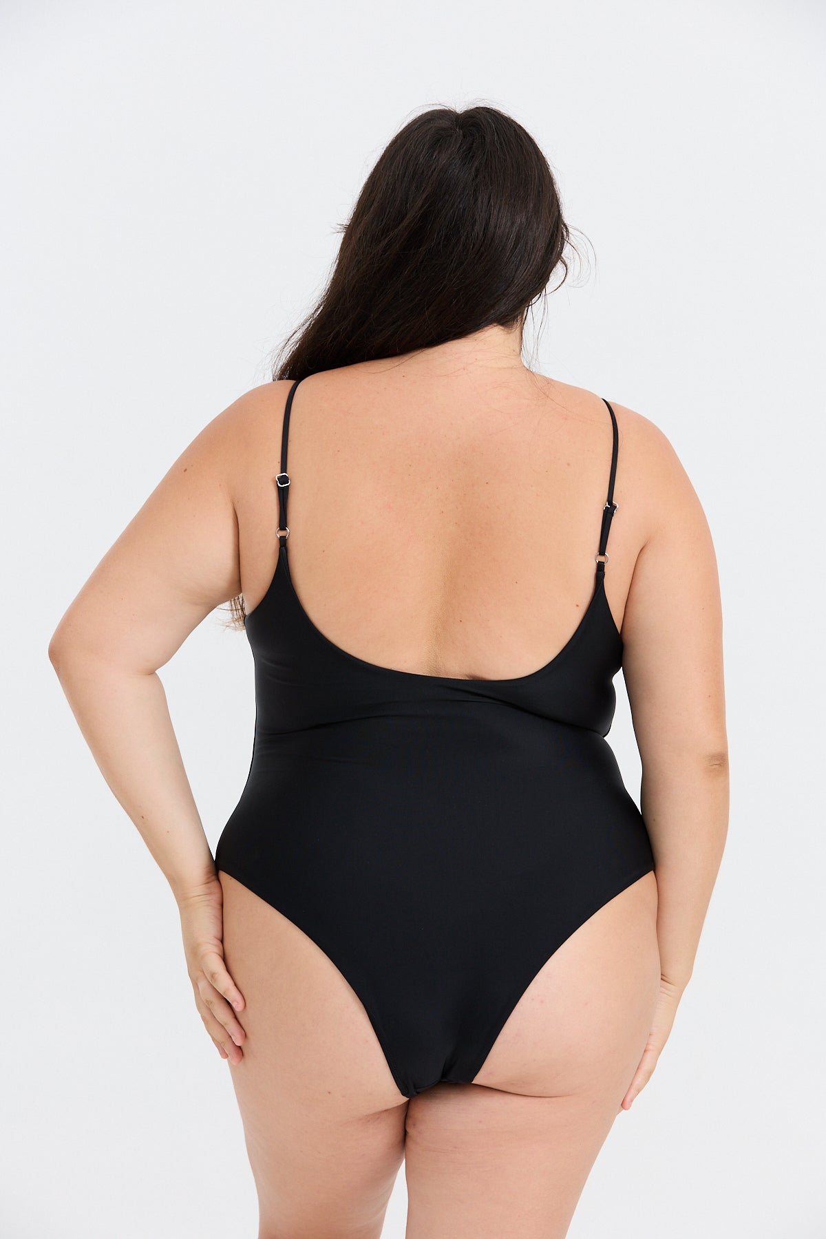 Makenna Curve One Piece - Black