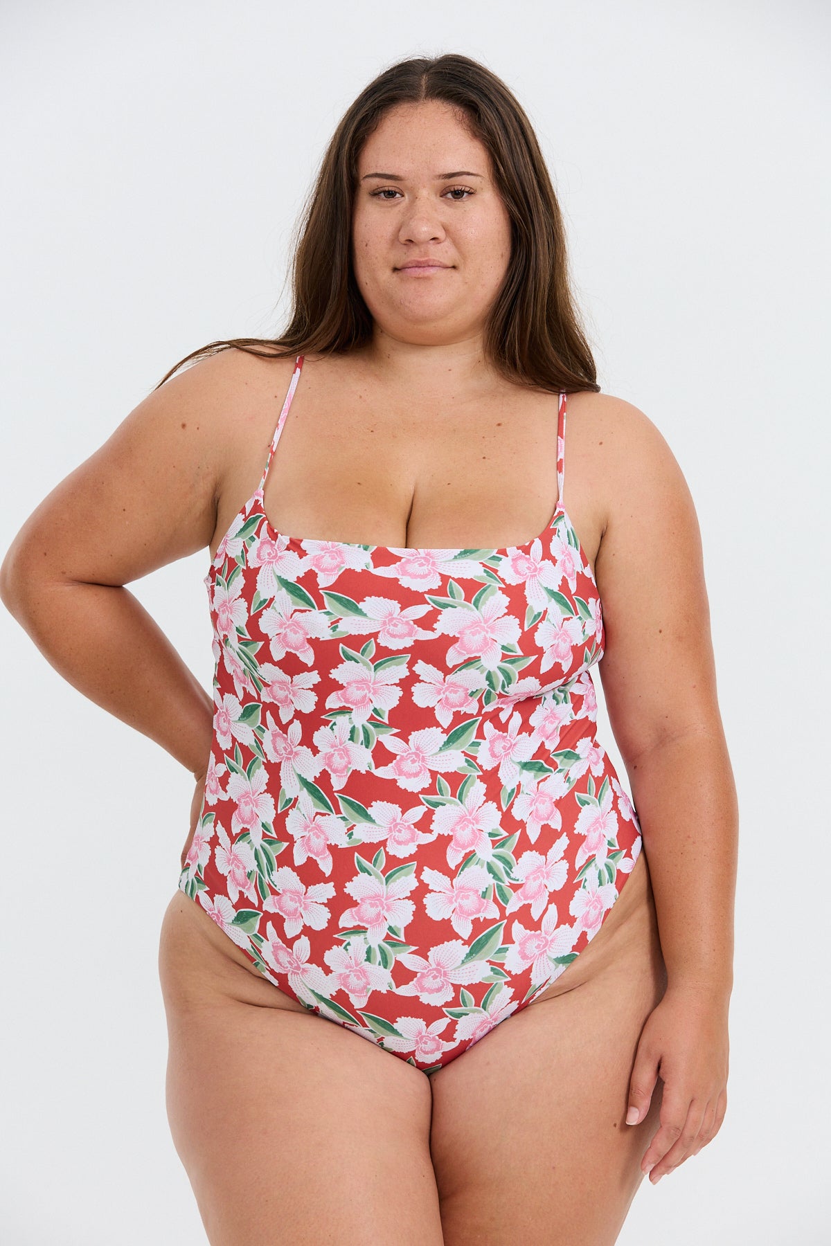 Makenna Curve One Piece - Vintage Orchid