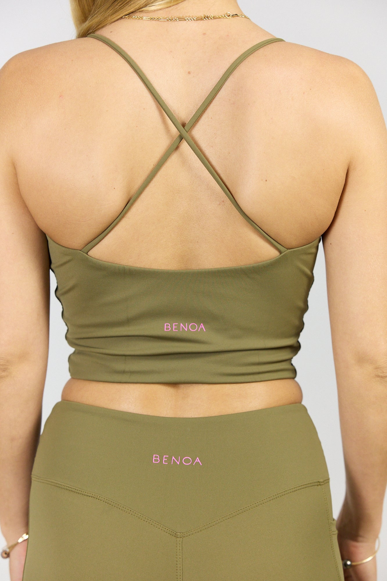 Cross-Back Active Tank - Khaki